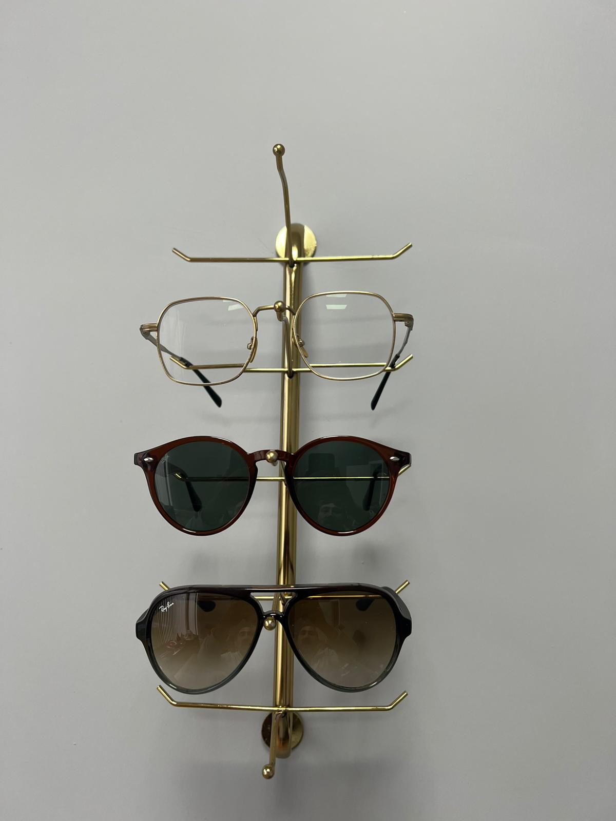 5-Pair Wall Mounted Eyeglass Stand - Frame Rise