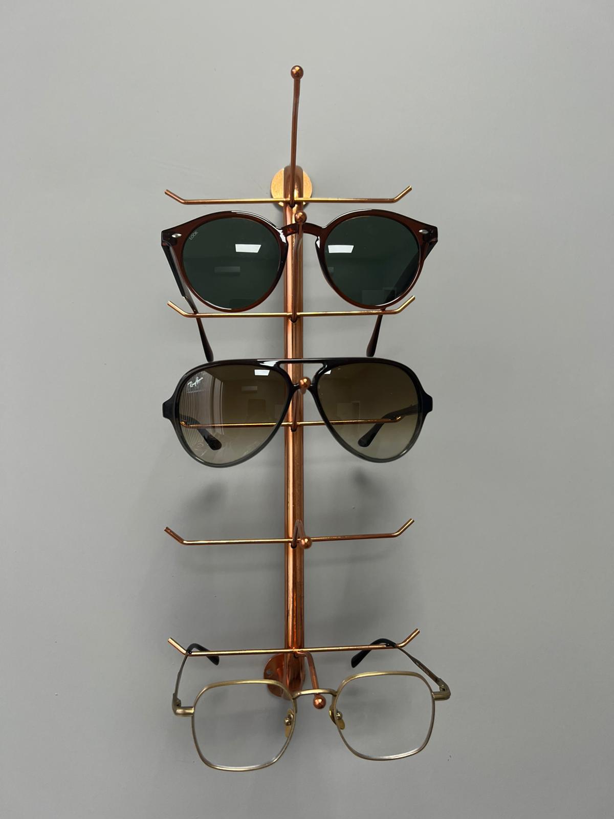 5-Pair Wall Mounted Eyeglass Stand - Frame Rise