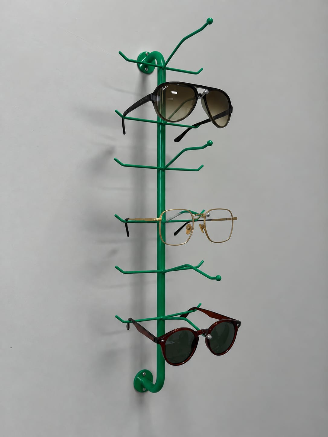 Wandmontierter Brillenständer für 5 Brillen - Frame Rise