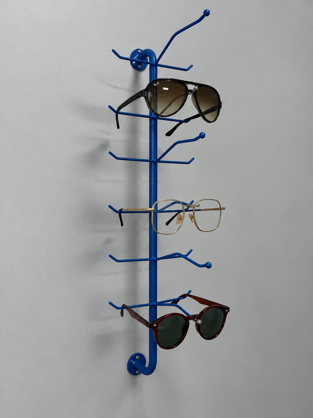 Wandmontierter Brillenständer für 5 Brillen - Frame Rise