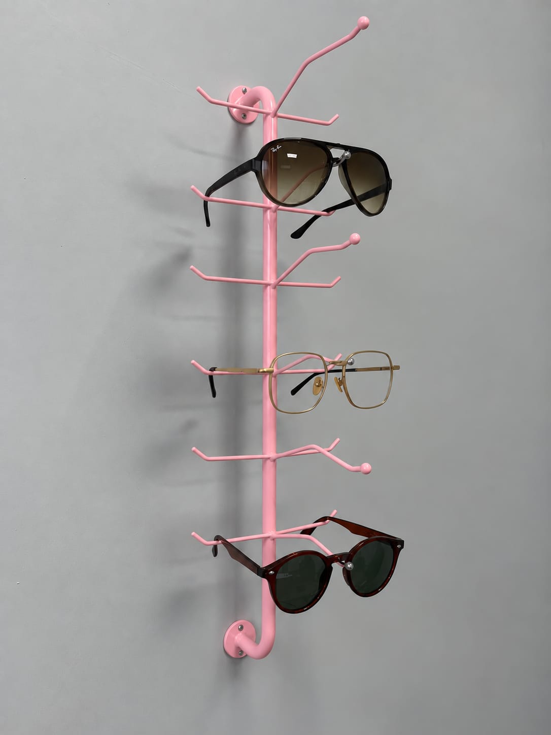 Wandmontierter Brillenständer für 5 Brillen - Frame Rise