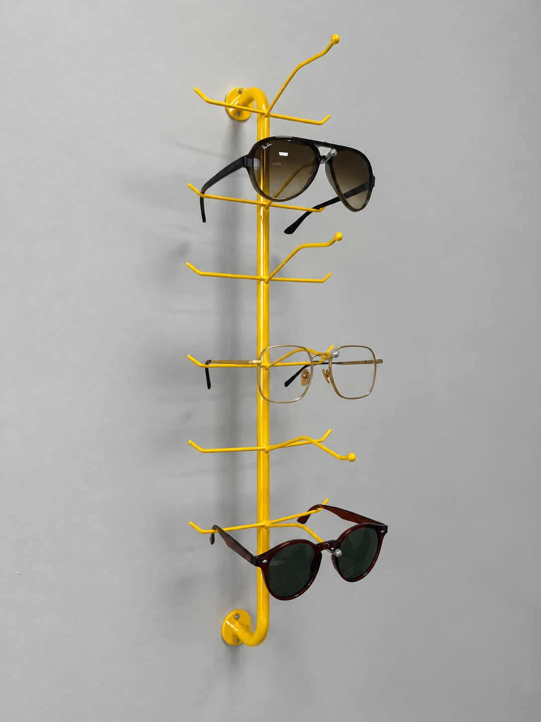 Wandmontierter Brillenständer für 5 Brillen - Frame Rise
