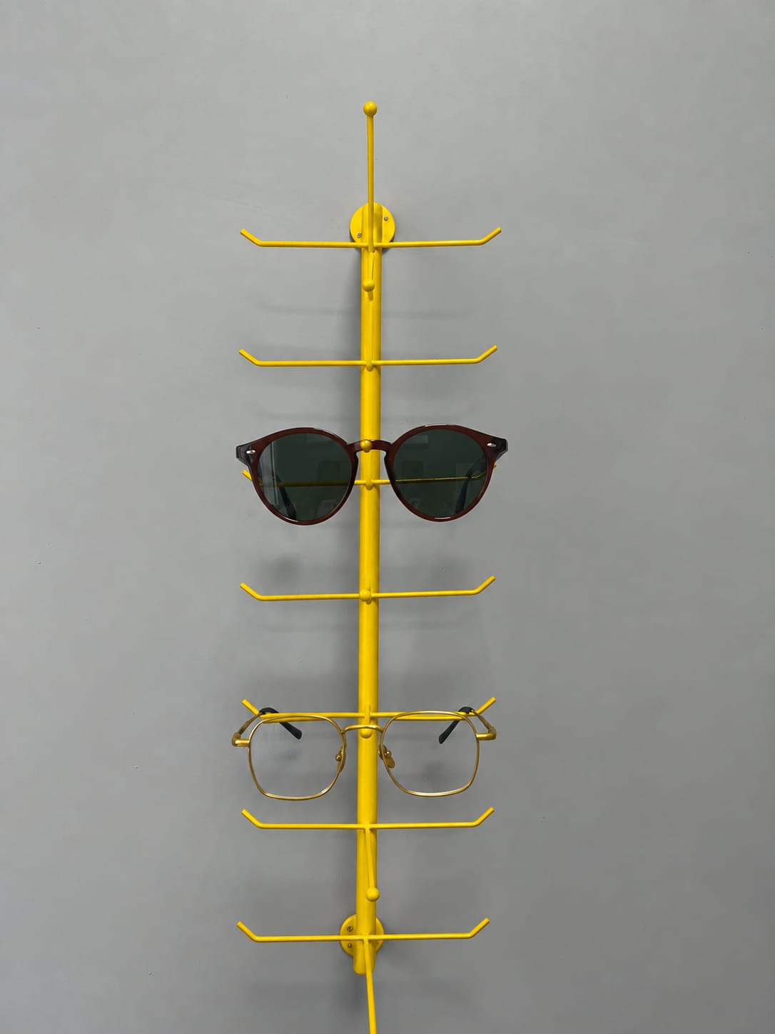 Wandmontierter Brillenständer für 5 Brillen - Frame Rise