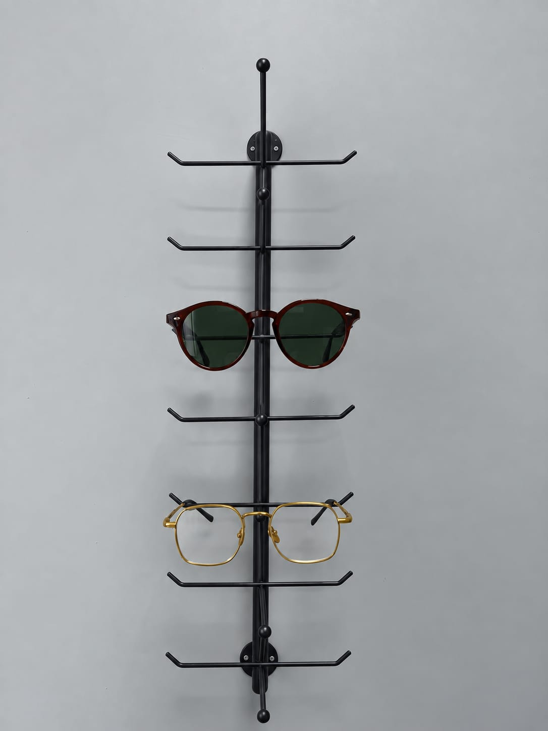 Wandmontierter Brillenständer für 5 Brillen - Frame Rise