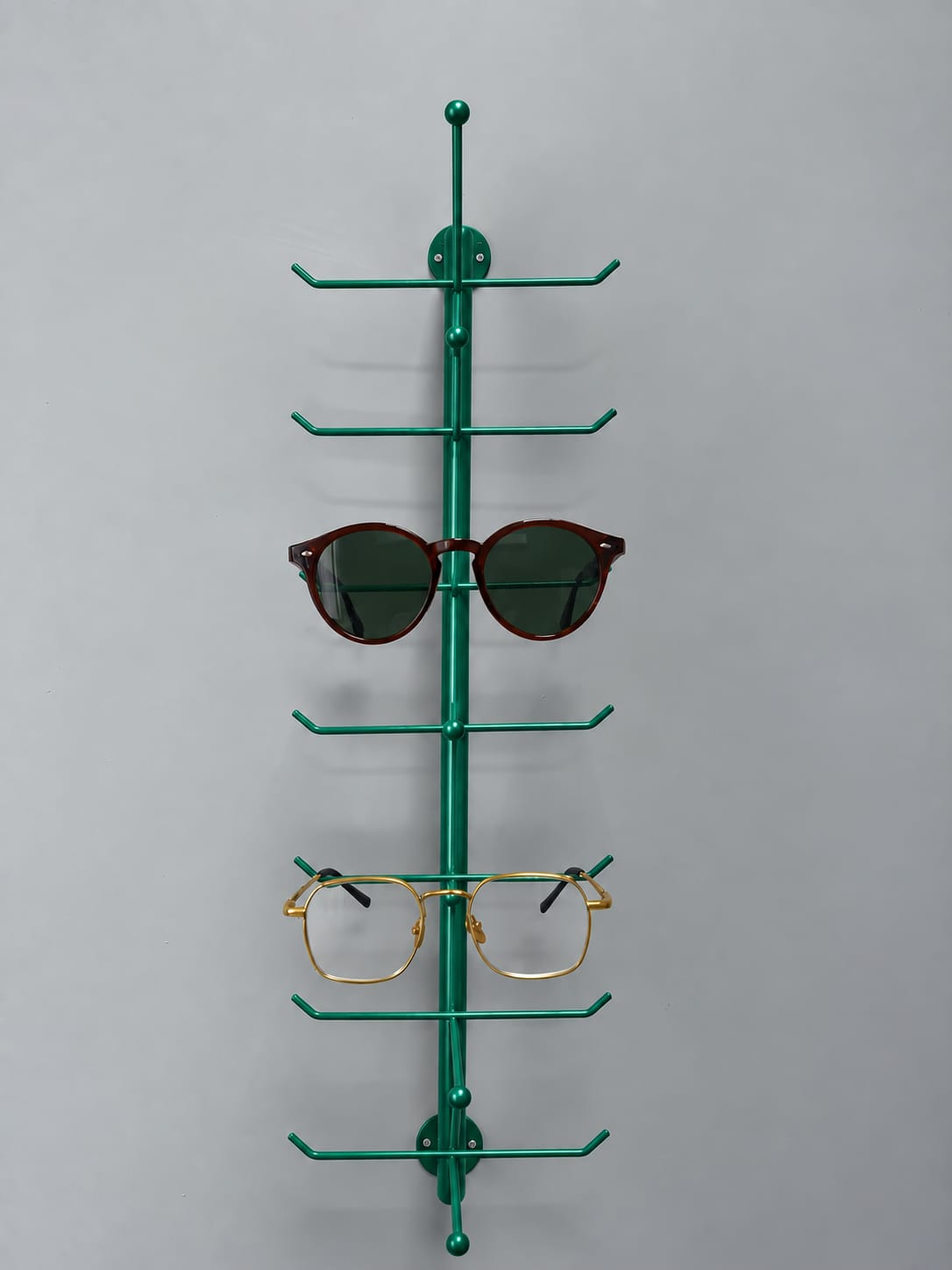 Wandmontierter Brillenständer für 5 Brillen - Frame Rise