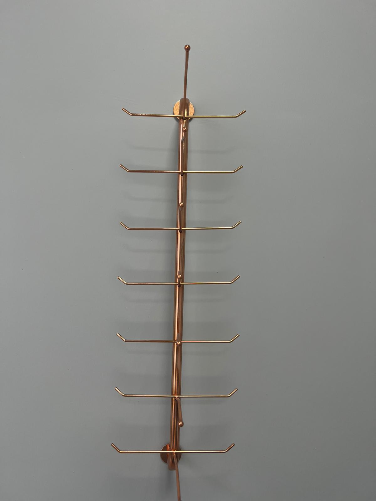 7-Pair Wall Mounted Eyeglass Stand - Frame Rise