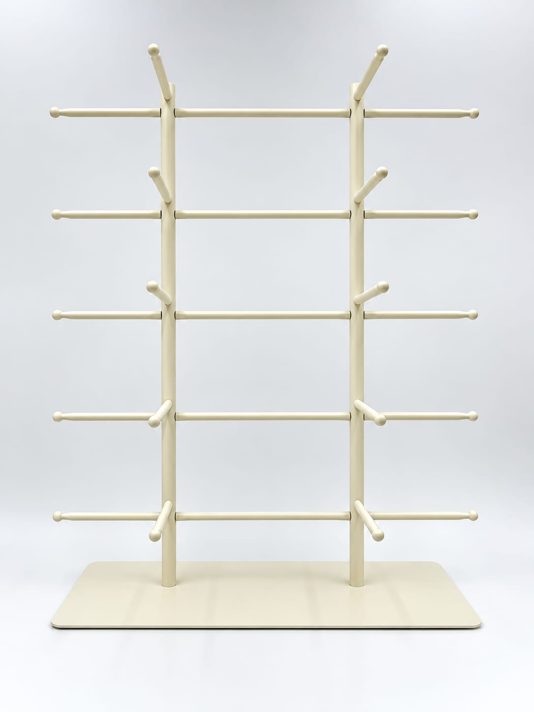 10-Pair Eyeglass Display Stand, 5-Tier Metal Sunglasses Holder Rack, Countertop Organizer for Optical Store, Glasses Rack Retail Display