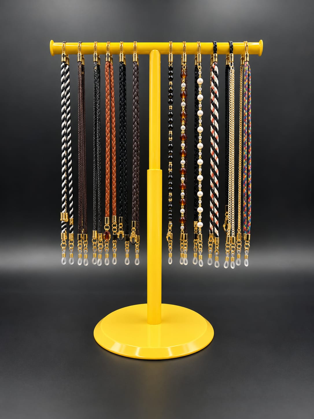 Eyeglass Cord Holder Stand – Stylish & Organized Eyewear Accessory Display