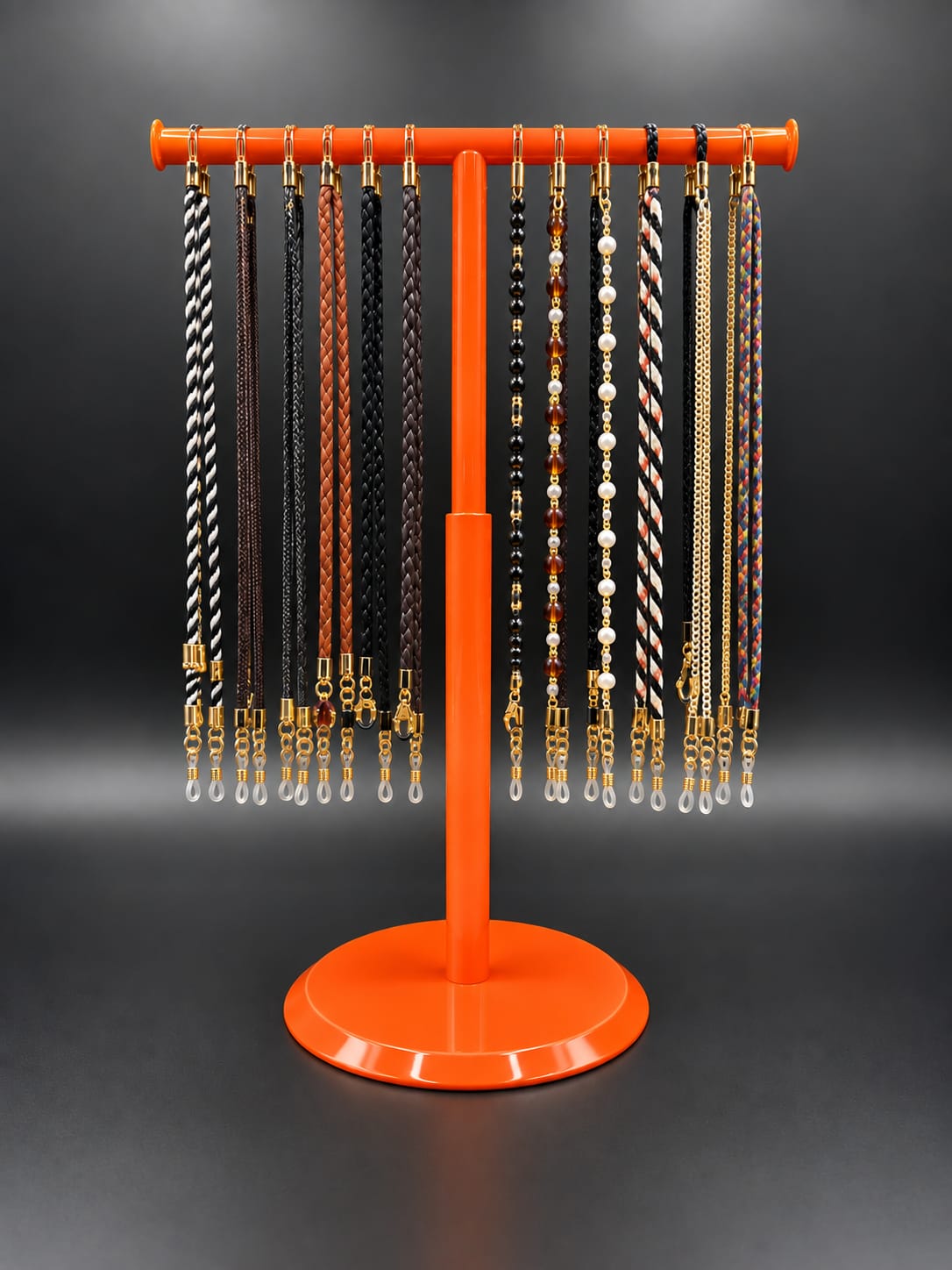Eyeglass Cord Holder Stand – Stylish & Organized Eyewear Accessory Display