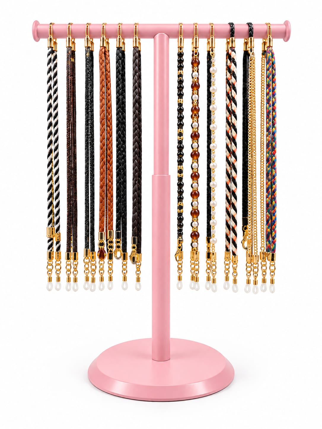 Eyeglass Cord Holder Stand – Stylish & Organized Eyewear Accessory Display