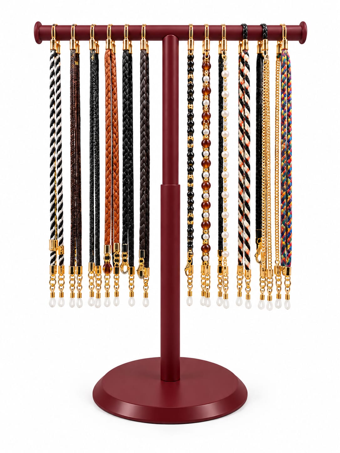 Eyeglass Cord Holder Stand – Stylish & Organized Eyewear Accessory Display