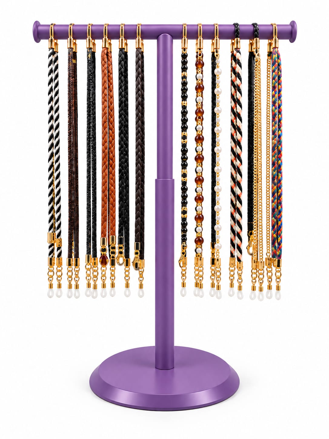 Eyeglass Cord Holder Stand – Stylish & Organized Eyewear Accessory Display