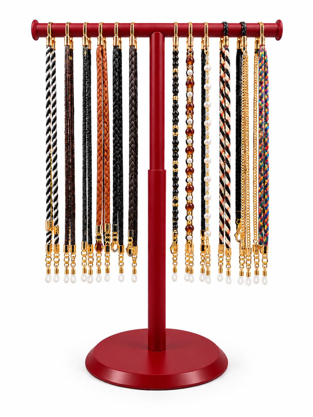 Eyeglass Cord Holder Stand – Stylish & Organized Eyewear Accessory Display