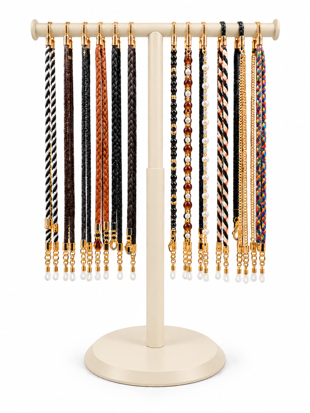 Eyeglass Cord Holder Stand – Stylish & Organized Eyewear Accessory Display